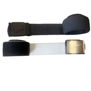 Nike Golf Men's Web Pack Belts, One Size Fits Most Lot Of 2